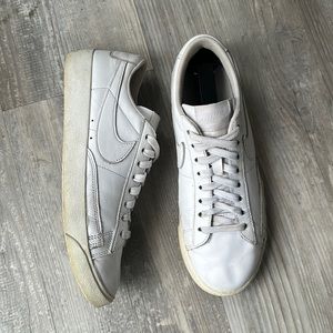 Nike blazer low top white leather